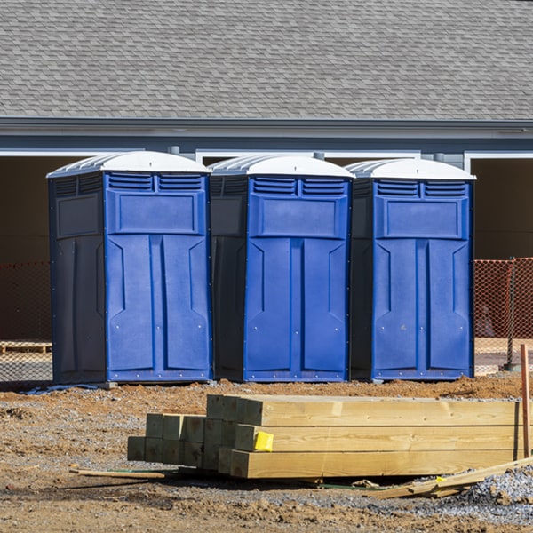 are there different sizes of portable restrooms available for rent in Rock Mills Alabama